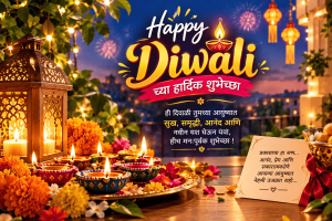 Happy Diwali Wishes in Marathi